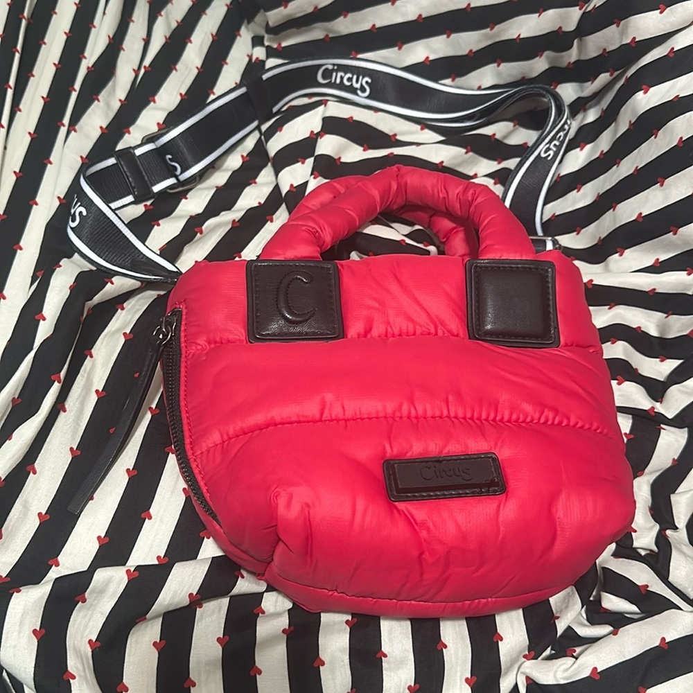 Circus by Sam Edelman Pink Puffer Small Crossbody